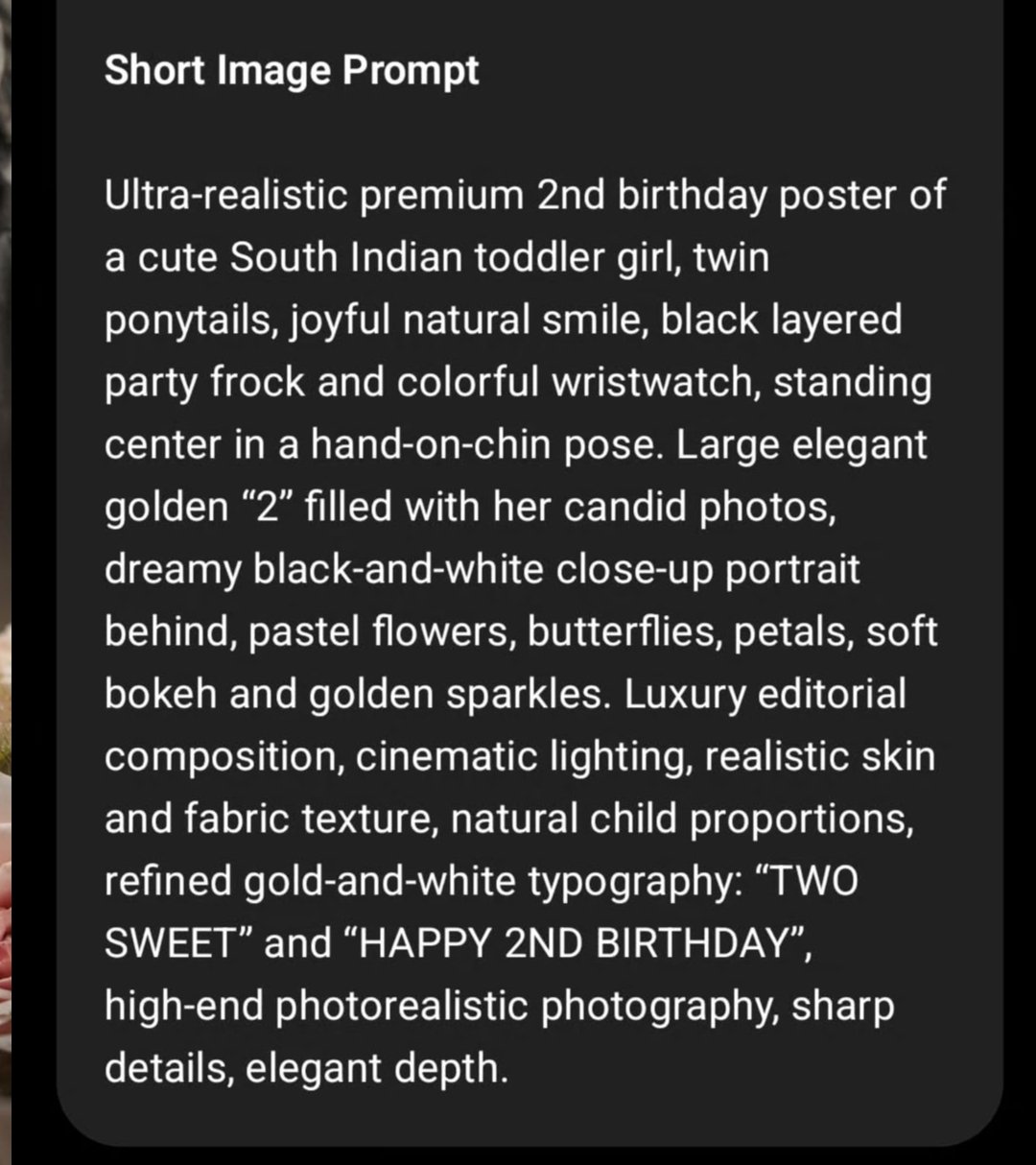 AI Birthday Poster